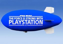 Computer Render of Logo on a blimp.  Send us your LOGO we will happily create a model for you
